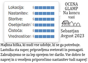 ocene gostov glamp nastanitve